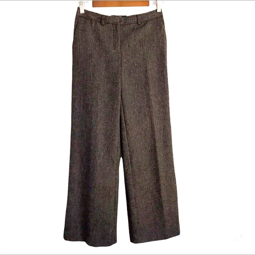 Victoria's Secret Body by Victoria Bridget Fit Tweed Wide Leg Dress Pants 0 Tall